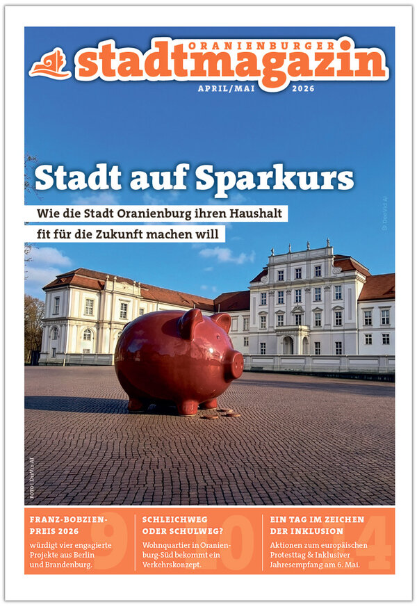 Titelseite des Stadtmagazins vom April/Mai 2026