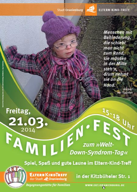 Familienfest aus Anlass des »Welt-Down-Syndrom-Tages« 2014