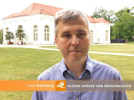 Videobotschaft von Oranienburgs Bürgermeister Alexander Laesicke (Mai 2020)