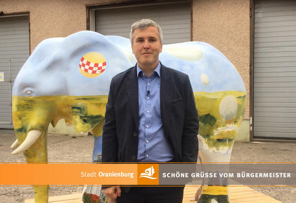 Videobotschaft von Oranienburgs Bürgermeister Alexander Laesicke (2. Oktober 2020)