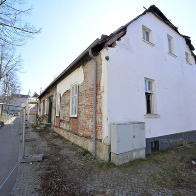 Sanierung des historischen Gebäudes in der Sachsenhausener Straße 2 (Frühjahr 2022)