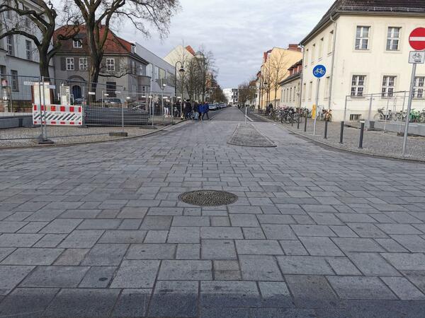 Demnächst für einige Tage gesperrt: Die Willy-Brandt-Straße