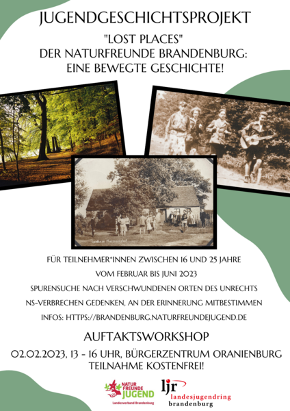 »Lost Places« der Naturfreunde Brandenbenburg - eine bewegte Geschichte