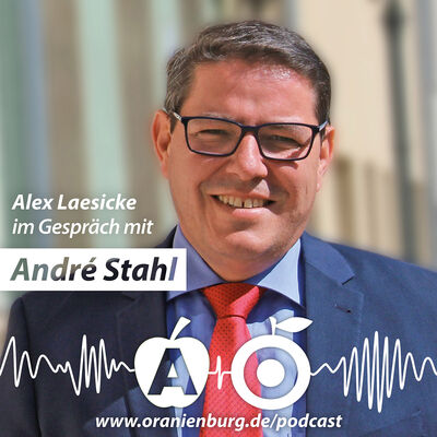 Podcast-Gespräch zwischen Oranienburgs Bürgermeister Alexander Laesicke und seinem Bernauer Amtskollegen André Stahl.