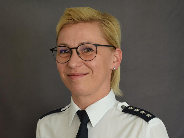 Oranienburgs Polizeirevierleiterin Nadine Goodmann