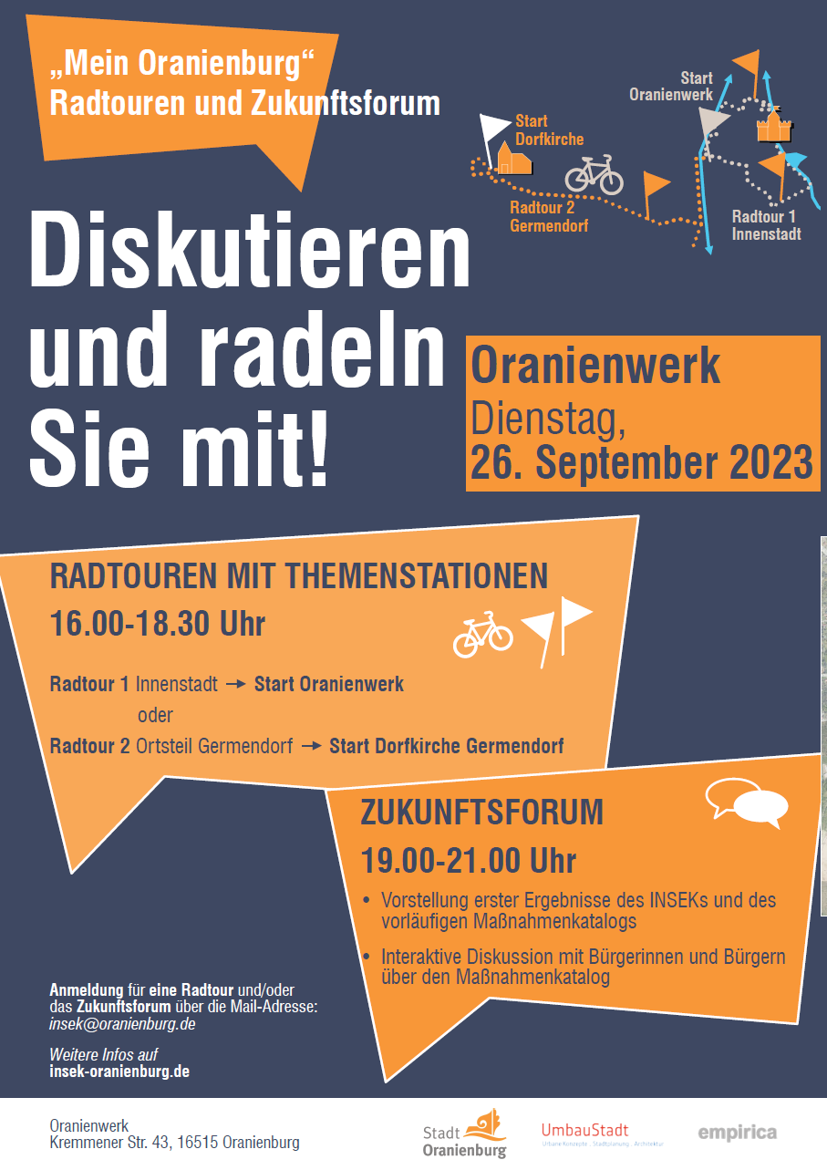 Bürgerforum INSEK 2023 - Flyer vorne