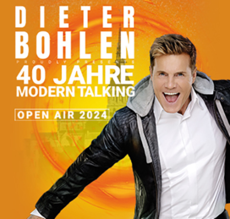 Dieter Bohlen präsentiert »40 Jahre Modern Talking« live am Schloss Oranienburg