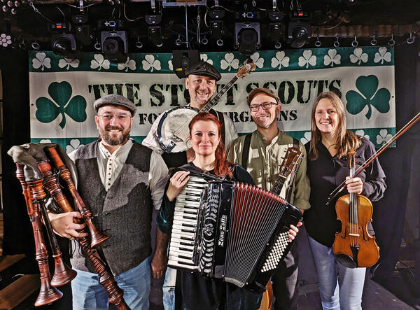 Die Oranienburger Irish-Folk-Band »The Stout Scouts« (2023)