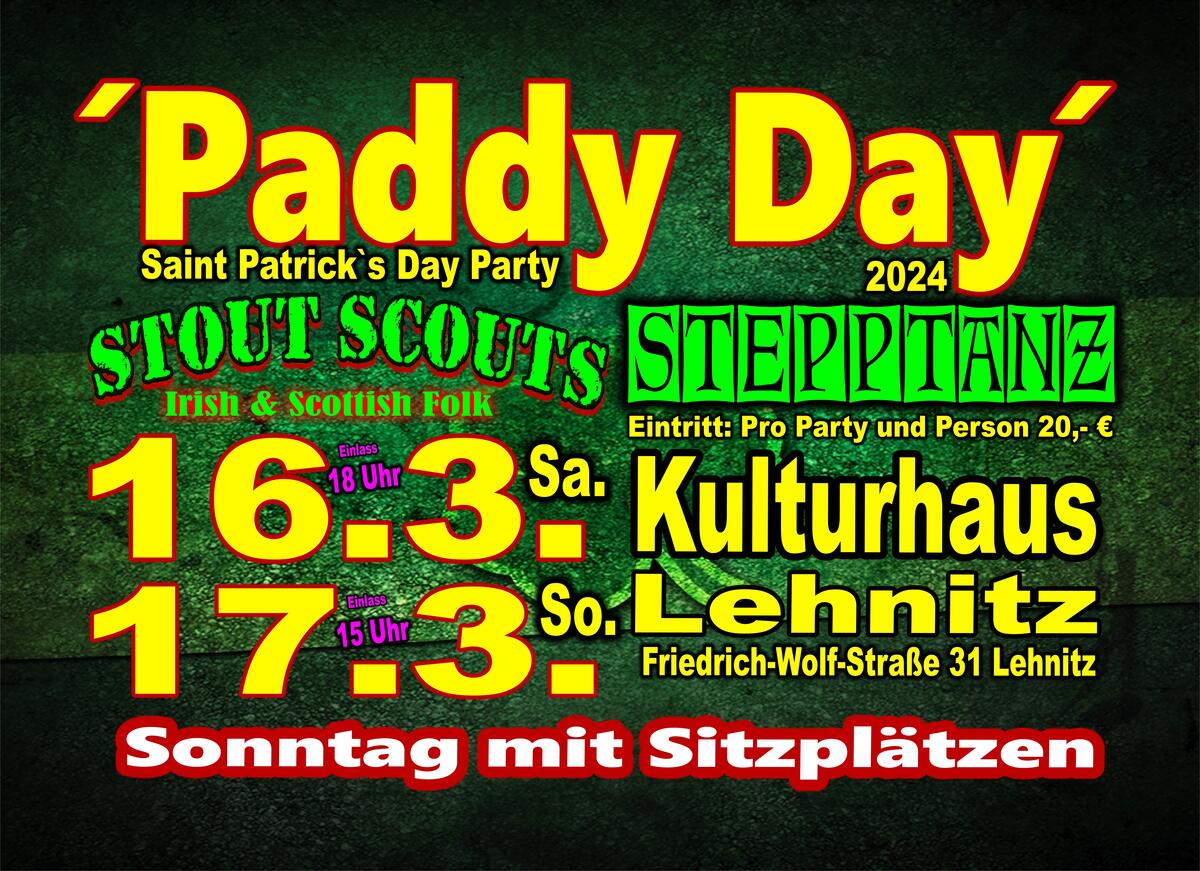 Paddy Day der Stout Scouts 2024 (Flyer)