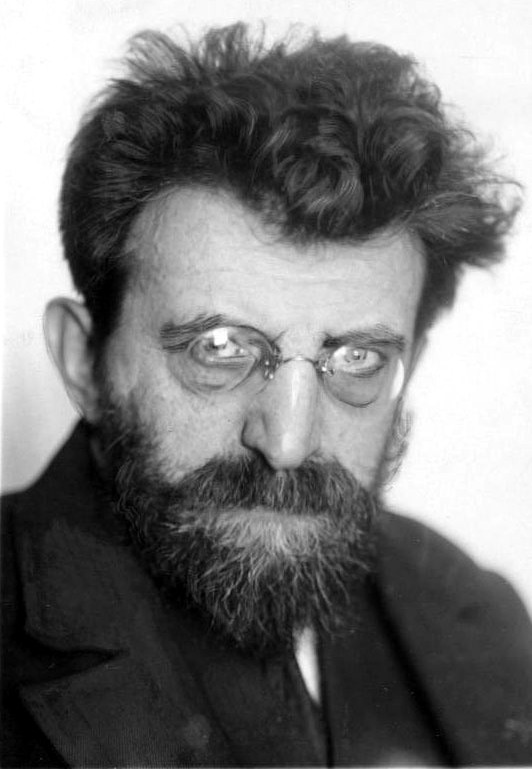 Erich Mühsam (Fotografie aus dem Jahr 1928, kurz vor seinem 50. Geburtstag)