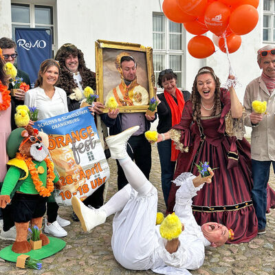 Radfrühling in Oberhavel: Die Sternfahrt führt diesmal zum Orangefest am Schloss Oranienburg